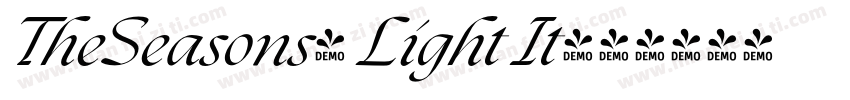 TheSeasons- Light It字体转换